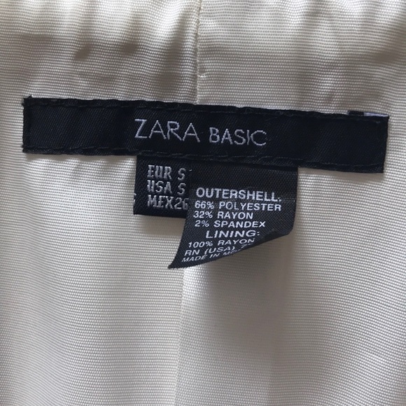 ⭐️⭐️HOST PICK ⭐️⭐️ ZARA Off White button up coat - Picture 3 of 6